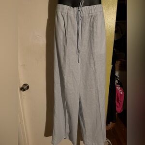 Calvin Klein Women's Light Gray Trousers